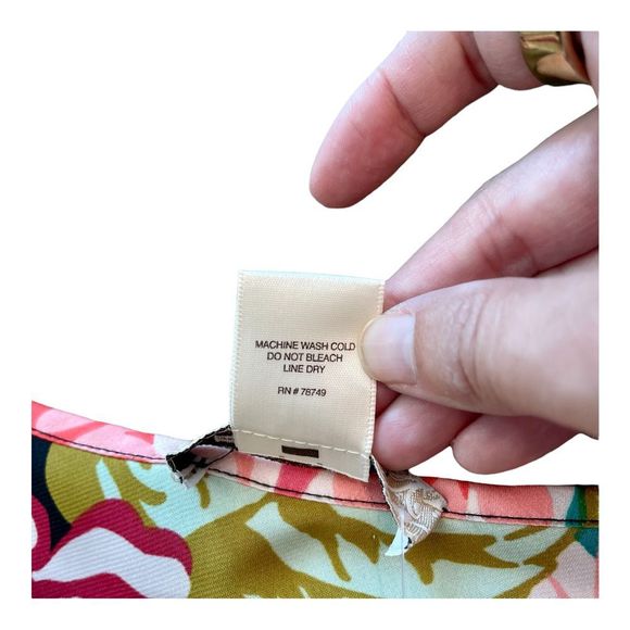 Arden B Womens Pink Black Floral Print One Shoulder Drop Waist Top Sz L NWT - Picture 7 of 8